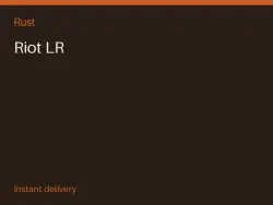 Riot LR #571400978 — Rust, лот №266207