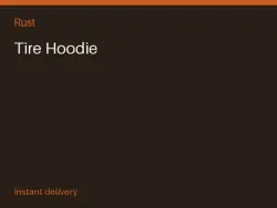 Tire Hoodie #574630707 — Rust, лот №266218