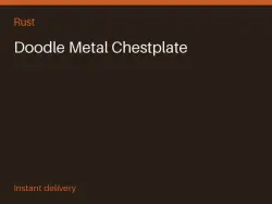 Doodle Metal Chestplate #574645108 — Rust, лот №267882