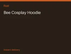 Bee Cosplay Hoodie #571133842 — Rust, лот №267412