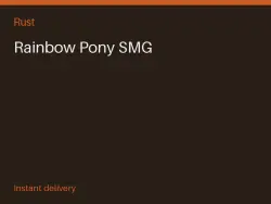 Rainbow Pony SMG #569903392 — Rust, лот №267415