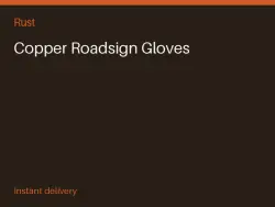 Copper Roadsign Gloves #575379631 — Rust, лот №267867