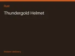 Thundergold Helmet #575526539 — Rust, лот №266230