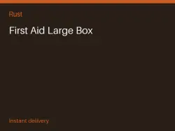 First Aid Large Box #567491883 — Rust, лот №266271