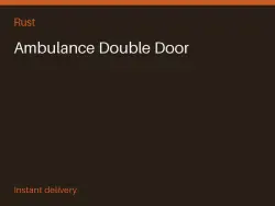 Ambulance Double Door #572502360 — Rust, лот №273744