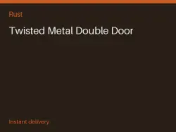 Twisted Metal Double Door #573145688 — Rust, лот №266323