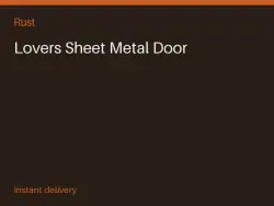 Lovers Sheet Metal Door #573586025 — Rust, лот №266336