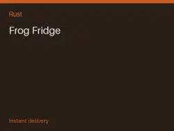 Frog Fridge #568574487 — Rust, лот №266357