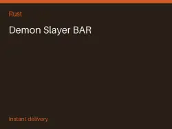 Demon Slayer BAR #573102161 — Rust, лот №267470