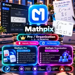 Mathpix Pro/Organization на 1–12 месяцев | Оформление/Продление подписки | Полная