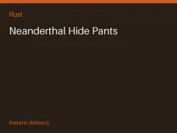 Neanderthal Hide Pants #575058836 — Rust, лот №266388