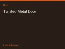 Twisted Metal Door #573392431 — Rust, лот №266585