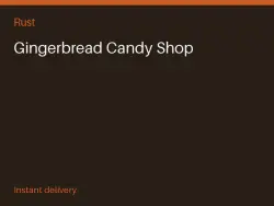 Gingerbread Candy Shop #575732012 — Rust, лот №266586