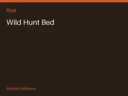Wild Hunt Bed #575375127 — Rust, лот №273883