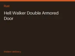 Hell Walker Double Armored Door #569634476 — Rust, лот №266600
