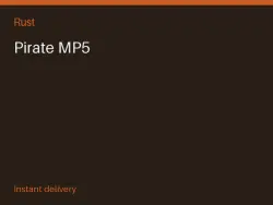 Pirate MP5 #568552405 — Rust, лот №266421