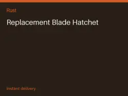 Replacement Blade Hatchet #568575229 — Rust, лот №266422