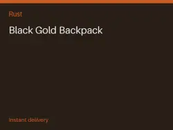 Black Gold Backpack #576495466 — Rust, лот №273784