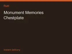 Monument Memories Chestplate #575307947 — Rust, лот №273788