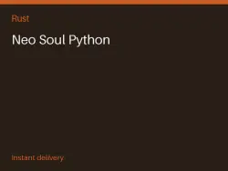 Neo Soul Python #575731507 — Rust, лот №273801