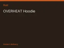 OVERHEAT Hoodie #570992903 — Rust, лот №266487