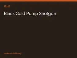 Black Gold Pump Shotgun #575221509 — Rust, лот №276744