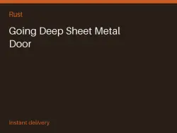 Going Deep Sheet Metal Door #572530115 — Rust, лот №266523