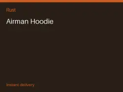 Airman Hoodie #571084868 — Rust, лот №273831