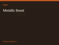 Metallic Beast #574158142 — Rust, лот №278642