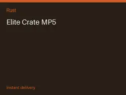 Elite Crate MP5 #568559528 — Rust, лот №266553