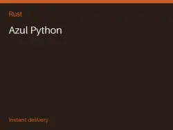 Azul Python #569060246 — Rust, лот №266558