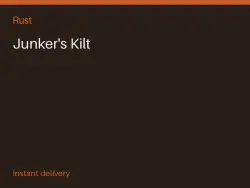 Junker's Kilt #571645671 — Rust, лот №266582