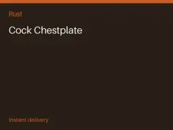 Cock Chestplate #568562246 — Rust, лот №266609