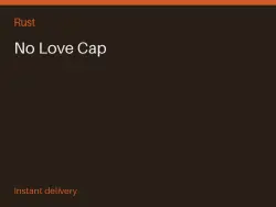 No Love Cap #573207240 — Rust, лот №266635