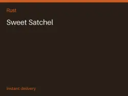 Sweet Satchel #574576500 — Rust, лот №266652
