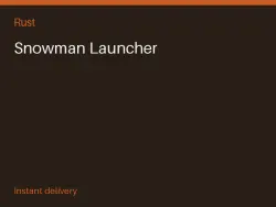 Snowman Launcher #576090498 — Rust, лот №266658