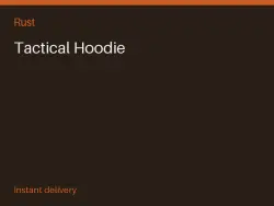 Tactical Hoodie #574621127 — Rust, лот №266686