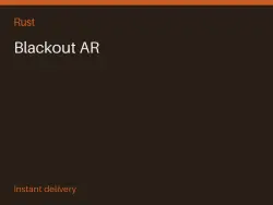 Blackout AR #576250869 — Rust, лот №274649