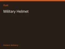 Military Helmet #574613073 — Rust, лот №266723