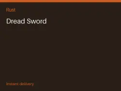 Dread Sword #575729770 — Rust, лот №266743