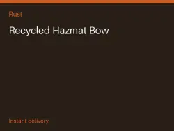 Recycled Hazmat Bow #571327042 — Rust, лот №266764
