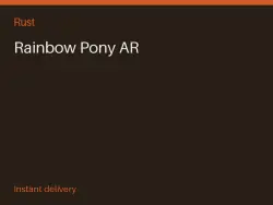 Rainbow Pony AR #575925958 — Rust, лот №266801