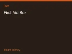 First Aid Box #572292586 — Rust, лот №266822