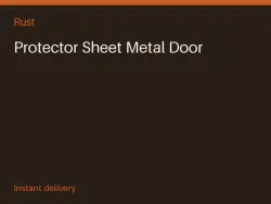 Protector Sheet Metal Door #576336168 — Rust, лот №273982