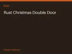 Rust Christmas Double Door #575731299, лот №266831