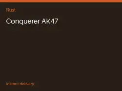 Conquerer AK47 #568555539 — Rust, лот №266981