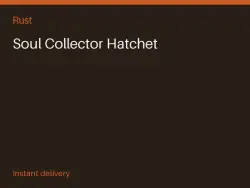 Soul Collector Hatchet #575728520 — Rust, лот №267463