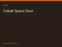 Cobalt Space Door #568555438 — Rust, лот №266862
