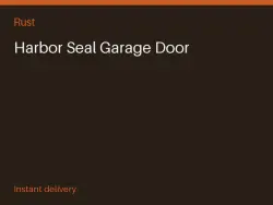 Harbor Seal Garage Door #565855656 — Rust, лот №267337