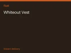Whiteout Vest #570905811 — Rust, лот №266935